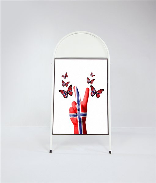 Gatebukk Buet 70x100 cm m/ Logofelt