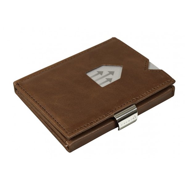 NYHET! Exentri Hazelnut Leather Wallet (RFID BLOCK)