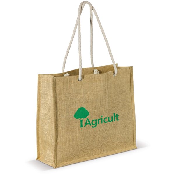 Jute shopping bag