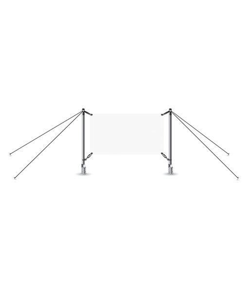 Utendørs bannerstand