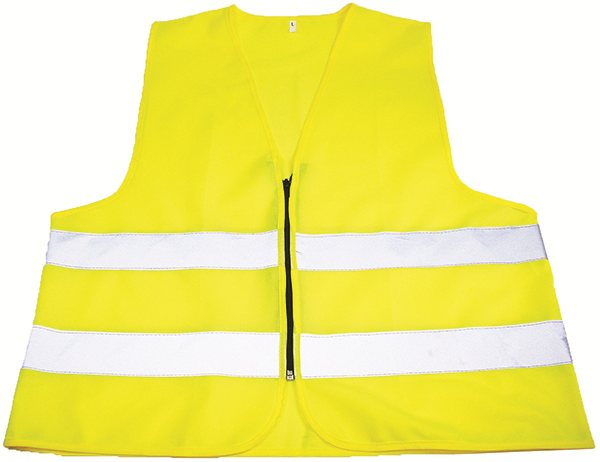 Refleksvest med glidelås