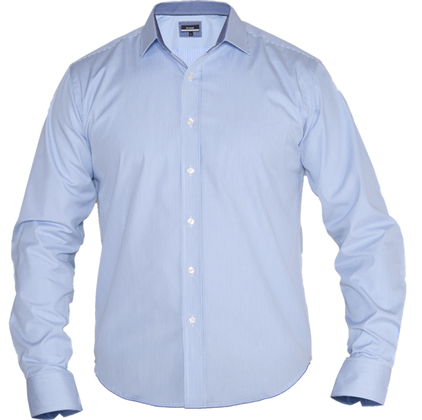 NYHET! St. Louis Tailor Fit HighLine skjorte (lysblå / hvitstripet)