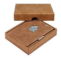 Exentri Sand Leather Wallet  (RFID BLOCK)