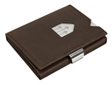 Exentri Nubuck Brown Leather Wallet (RFID BLOCK)