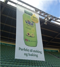 Mesh-banner med print