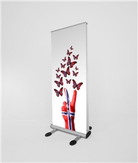 Rollup Utendørs 85x200cm (tosidig)