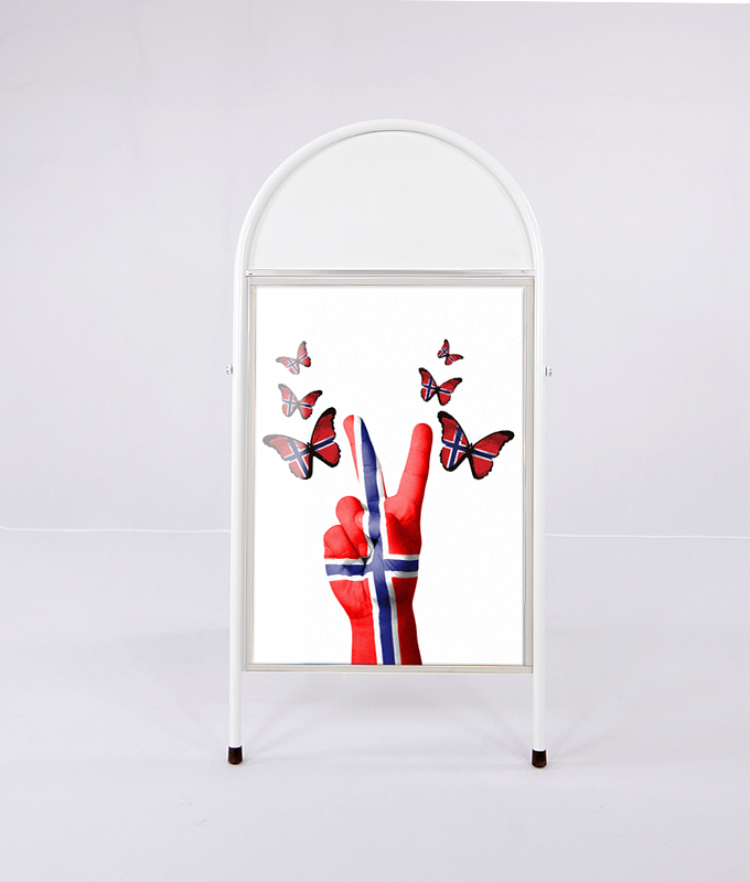 gatebukk med logofelt
