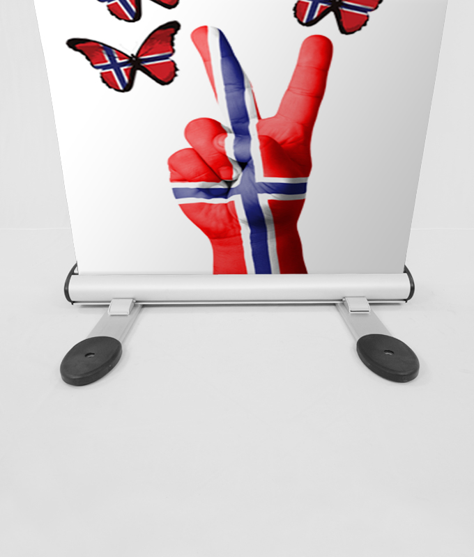 Rollup Utendørs (Tosidig)
